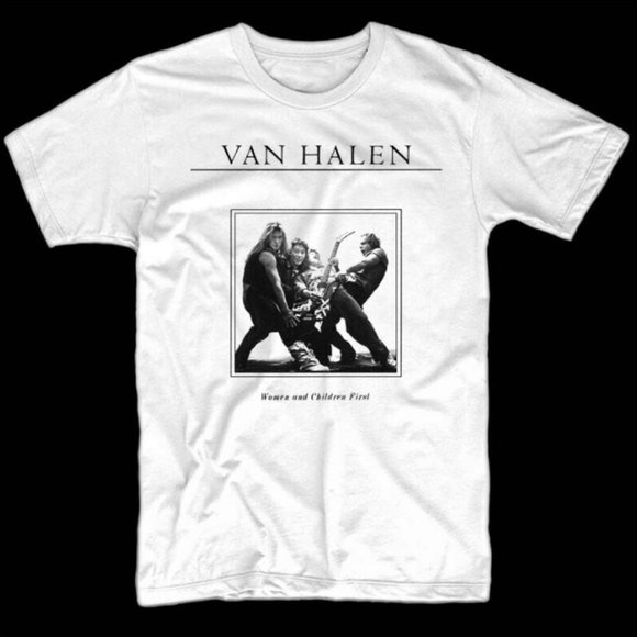 Van Halen Women And Children First T-Shirt, Poster Band Album Cover T-Shirt - Picture 1 of 1